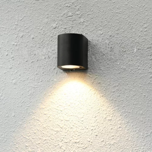 ITALUX OWL-2197-1R GENTA Modern Kültéri Fali Lámpa Fekete GU10 IP54