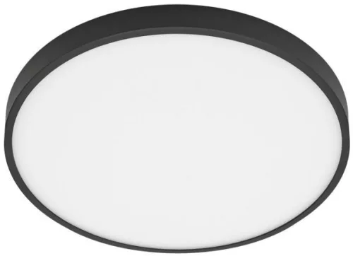 ITALUX PLF-75689-BK-3K RIBERIO Kerek Mennyezeti Lámpa Fehér, Fekete LED IP20