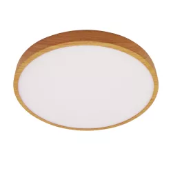   ITALUX PLF-75689-WD-3K RIBERIO Kerek Mennyezeti Lámpa Világos Fa LED IP20