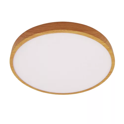 ITALUX PLF-75689-WD-3K RIBERIO Kerek Mennyezeti Lámpa Világos Fa LED IP20