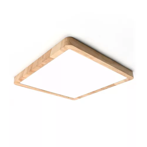 ITALUX PLF63827300L24WWO OLBIS Négyzetes Mennyezeti Lámpa Opál, Faipari LED IP20