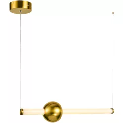   ITALUX PND-16357-CB-1 HALLING Modern Led Függesztett Lámpa Fehér, Réz LED IP20