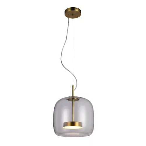 ITALUX PND-17760A-BRSSCL CASTE Modern Függesztett Lámpa Átlátszó, Arany LED IP20