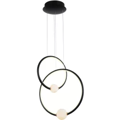   ITALUX PND-20112035-2BBL LOZANNA Modern Led Függesztett Lámpa Fehér, Fekete, Rózsaszín LED IP20