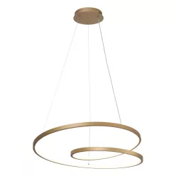   ITALUX PND-21692-M-GD REINA Modern Led Függesztett Lámpa Fehér, Arany LED IP20