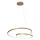 ITALUX PND-21692-M-GD REINA Modern Led Függesztett Lámpa Fehér, Arany LED IP20