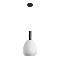   ITALUX PND-23541-1-BK-OP GATER Egyágú Függesztett Lámpa Fém E27 IP20