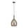 ITALUX PND-23541-1-GD-CH GATER Egyágú Függesztett Lámpa Fém E27 IP20
