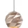 ITALUX PND-2424-1L-GD PALERMO Modern Függesztett Lámpa Arany E27 IP20