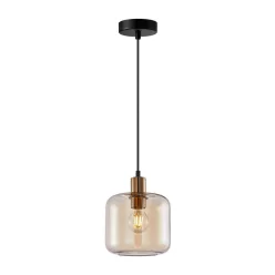   ITALUX PND-29257A1BROAMB ZONA Egyágú Függesztett Lámpa Fém E27 IP20