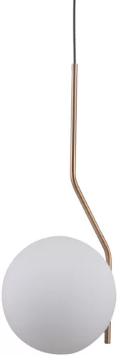ITALUX PND-3300-1-HBR CARIMI Modern Függesztett Lámpa Fehér, Sárgaréz E27 IP20