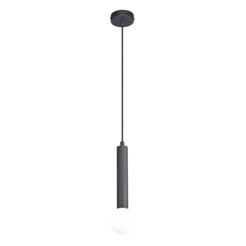 ITALUX PND-33574-1-BK FILANO Hengeres Függesztett Lámpa Fekete, Opál G9 IP20