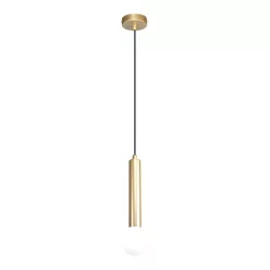   ITALUX PND-33574-1-GD FILANO Hengeres Függesztett Lámpa Opál, Arany G9 IP20