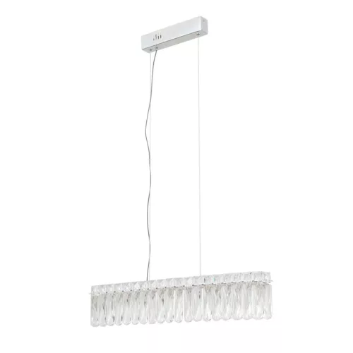 ITALUX PND-34364-1-CH-CL NOSTA Modern Led Függesztett Lámpa Króm, Átlátszó LED IP20