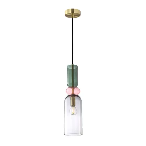 ITALUX PND-37462D-MC-GD MANSO Modern Függesztett Lámpa Piros, Kék, Arany E14 IP20