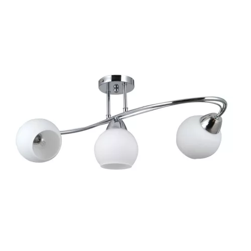 ITALUX PND-40692-3-CH BEVIO Mennyezeti Csillár Fehér, Króm, Opál E27 IP20