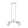 ITALUX PND-40717-5-HBR TOLEDO Modern Függesztett Lámpa Átlátszó, Arany G9 IP20