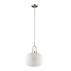   ITALUX PND-408817-1HBRWH FOSSE Egyágú Függesztett Lámpa Fém E27 IP20