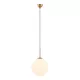 ITALUX PND-5578-1L-BRO DEORE Glamour Függesztett Lámpa Antik Bronz, Fehér E27 IP20