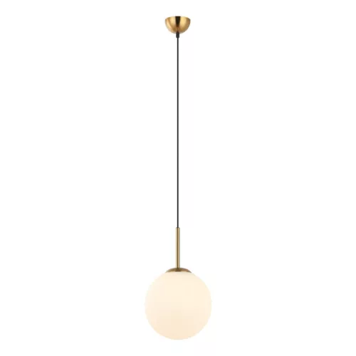ITALUX PND-5578-1M-BRO DEORE Glamour Függesztett Lámpa Antik Bronz, Fehér E27 IP20