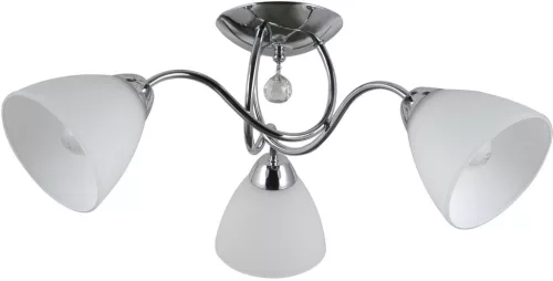 ITALUX PND-5643-3 LUGANO Mennyezeti Csillár Fehér, Króm E27 IP20