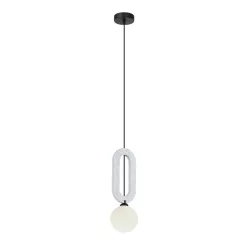 Italux Masso PND-59839-1-LGR Függőlámpa 1x25W/G9 IP20