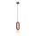 Italux Masso PND-59839-1-RED Függőlámpa 1x25W/G9 IP20