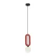 Italux Masso PND-59839-1-RED Függőlámpa 1x25W/G9 IP20