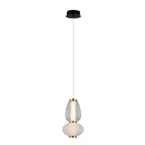ITALUX PND-74937-2-BK GASTEL Modern Led Függesztett Lámpa Fehér, Fekete, Átlátszó LED IP20