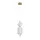 ITALUX PND-81438-1C-GD CORADO Modern Függesztett Lámpa Átlátszó, Arany LED IP20