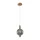 ITALUX PND-83631-1-BROSG LENTI Glamour Függesztett Lámpa Fekete, Füstös, Arany LED IP20