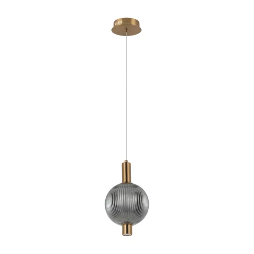 ITALUX PND-83631-1-BROSG LENTI Glamour Függesztett Lámpa Fekete, Füstös, Arany LED IP20
