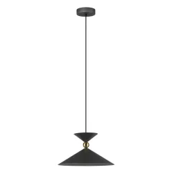 Italux QUELTO PND-84432-1-GR Függőlámpa 1x40W/E27 IP20