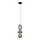 ITALUX PND-8545-3-AB-SG NICO Glamour Függesztett Lámpa Antik Sárgaréz, Fekete, Füstös, Arany LED IP20