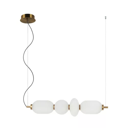 ITALUX PND-8545-4H-AB-WH NICO Modern Led Függesztett Lámpa Fehér, Fekete, Arany LED IP20
