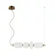 ITALUX PND-8545-4H-AB-WH NICO Modern Led Függesztett Lámpa Fehér, Fekete, Arany LED IP20