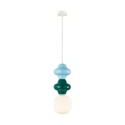   ITALUX PND-94331A-1SMLTI LATERA Modern Függesztett Lámpa Fehér, Matt Fehér, Kék, Opál, Zöld E14 IP20