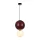ITALUX PND-95221-1L-PRP PIEVE Modern Függesztett Lámpa Fehér, Matt Fehér, Gesztenyebarna, Piros, Ibolya, Opál LED IP20