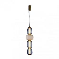   ITALUX PND-98374-32W-GD ERIS Modern Led Függesztett Lámpa Opál, Átlátszó, Arany LED IP20