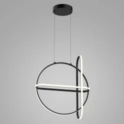   ITALUX PND297727503ABK CERRILA Modern Led Függesztett Lámpa Fekete LED IP20