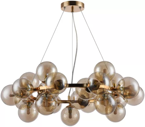 ITALUX PND525225GDCGN CABELLA Glamour Függesztett Lámpa Konyak, Arany G9 IP20