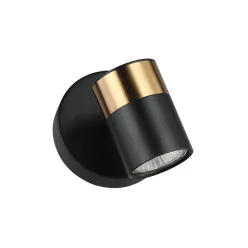 Italux Elice WL-58892-1-BK-BRO Fali lámpa 1x35W/GU10 IP20