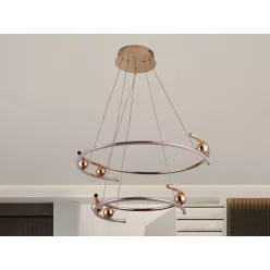 NEDES J4346-GCH Modern Led Függesztett Lámpa IP20