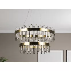 NEDES J6343-C Kristály Függesztett Lámpa IP20