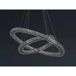 NEDES J6353-CH Kristály Függesztett Lámpa IP20