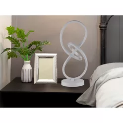 LED dizájn asztali lámpa 28W - JT1302/W