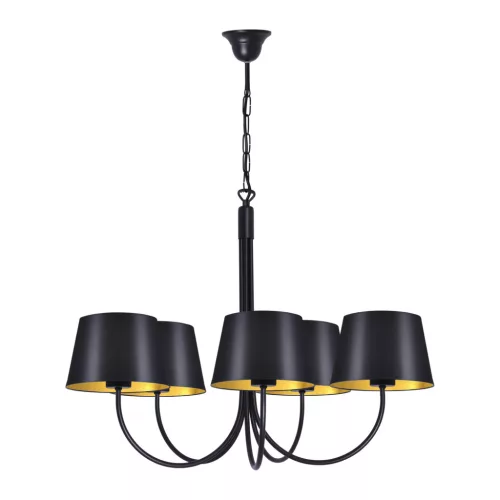 KAJA K-4336 SASTO Modern Csillár Fekete E27 IP20