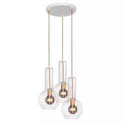   KAJA K-4527 ARVI WHITE Többágú Függesztett Lámpa Fehér E27 IP20
