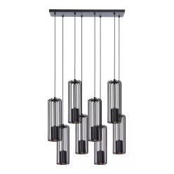   KAJA K-4933 FALCON Fekete Színű Függeszték 8xGU10 10W IP20