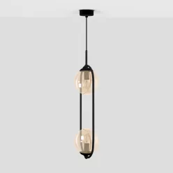   KAJA K-5121 VENTA Glamour Függesztett Lámpa Sárga E14 IP20